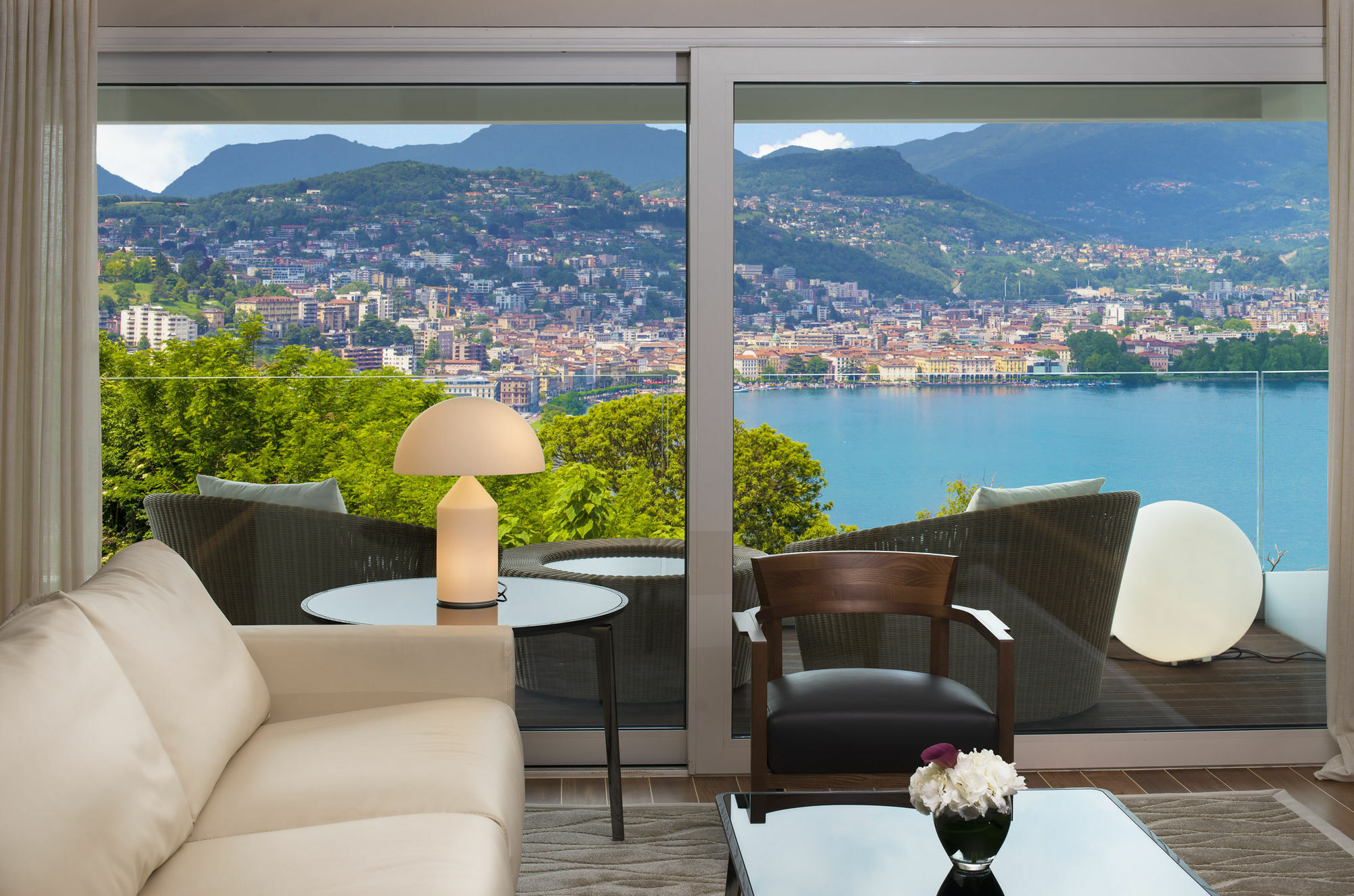 Hotel The View Lugano Paradiso Esterno foto