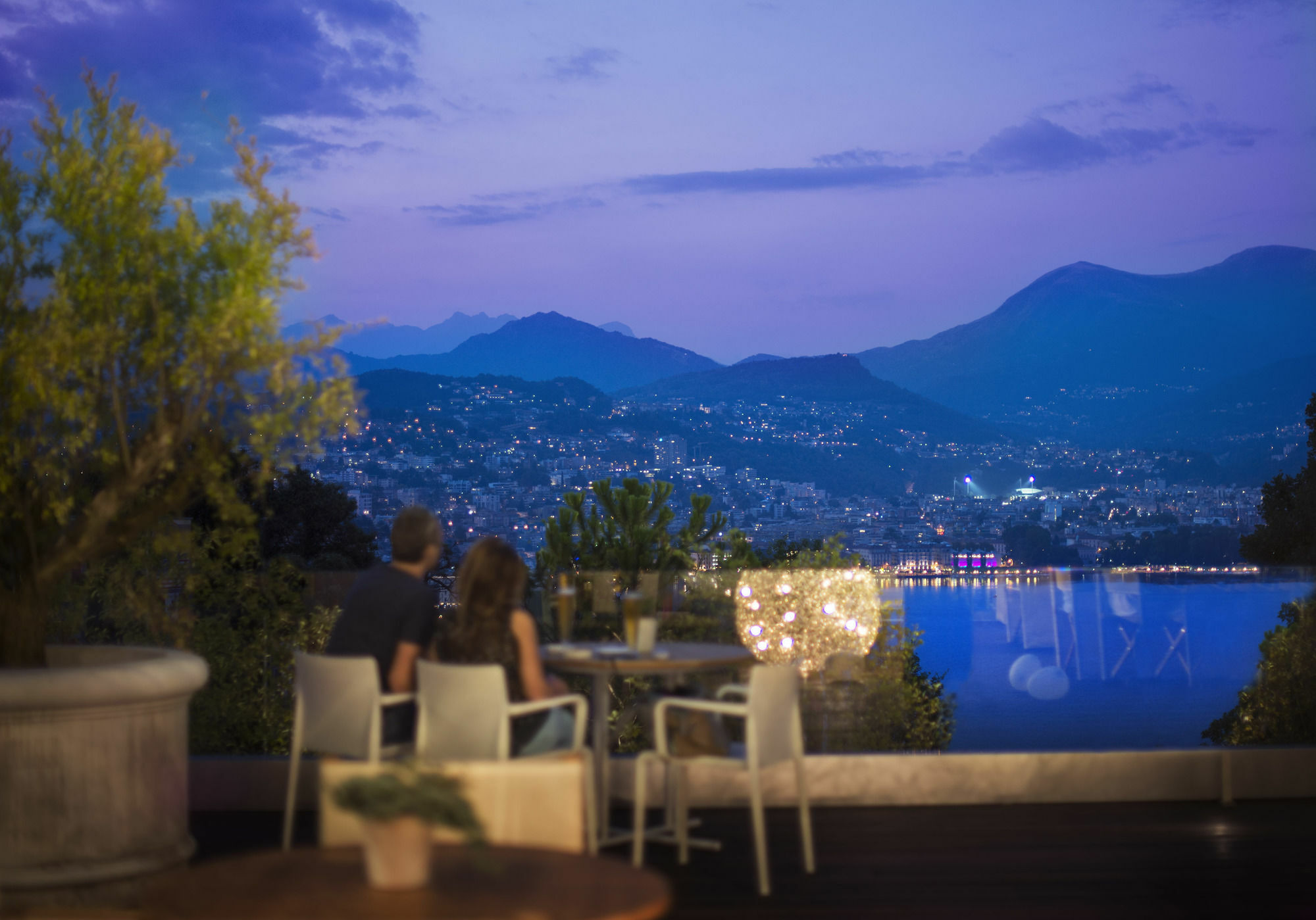 Hotel The View Lugano Paradiso Esterno foto
